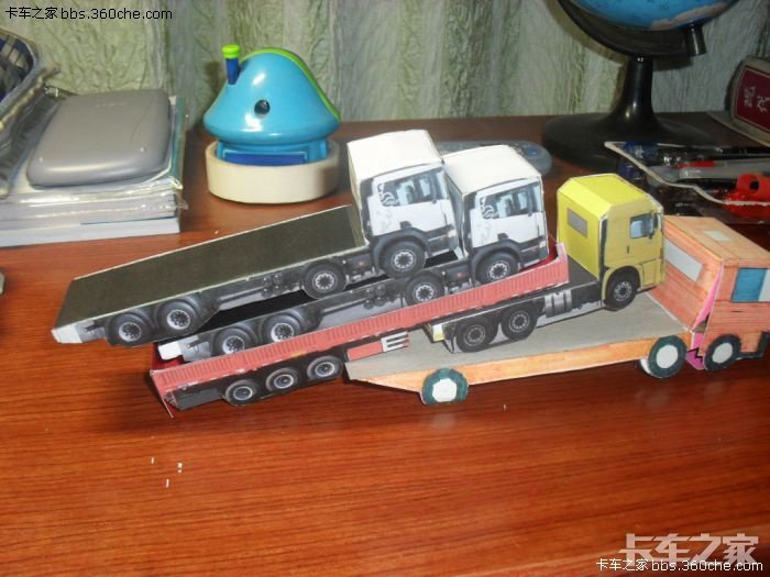 自制卡车纸模型