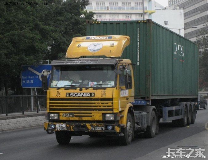 香港欧洲车之scania鸡乸篇从旧款到新款93m-r730