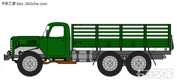 ぶ电脑绘画ぶ╯各种卡车军车挂车履带车特种车正面与侧面图陆续更新