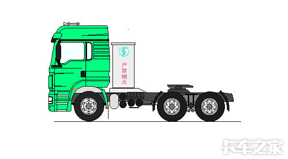 卡车绘画陕汽德龙m3000系列图