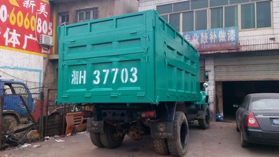 我的柳汽乘龙尖头自卸车!