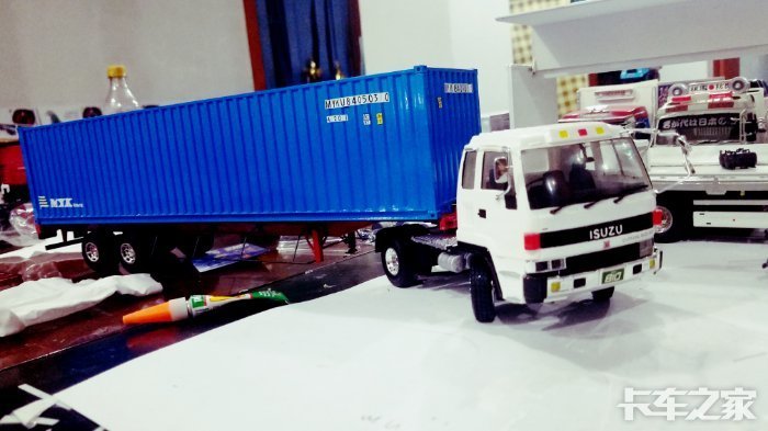经典的五十铃810港口牵引车,现在香港还能见到 一代经典