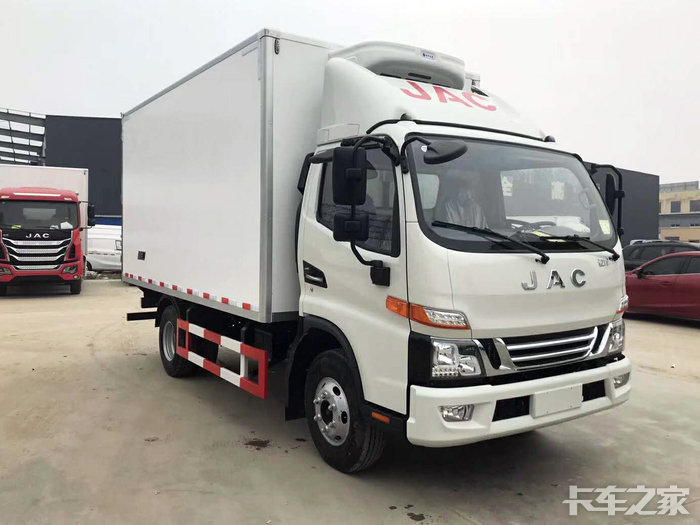 江淮骏铃v6冷藏车4.2米肉钩高端保温箱 _ 卡车之家论坛