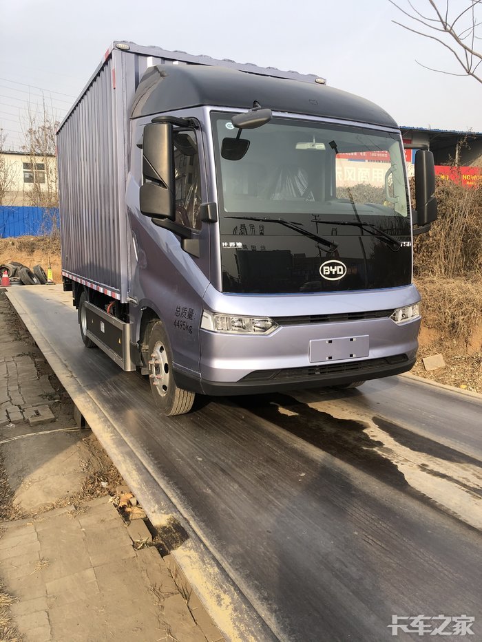 比亚迪t5db新能源纯电动箱式货车郑州评测