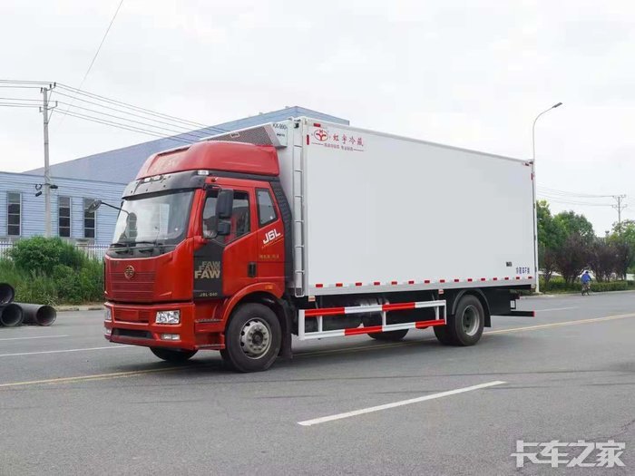 j6l高顶双卧2021新款,j6l高顶双卧2020新款 解放j6l领航版高顶双卧冷藏车(国六)