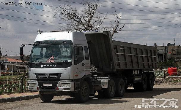 中国卡车在国外