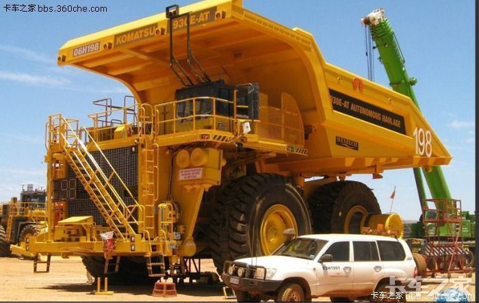 大型矿车大伙儿来围观啦