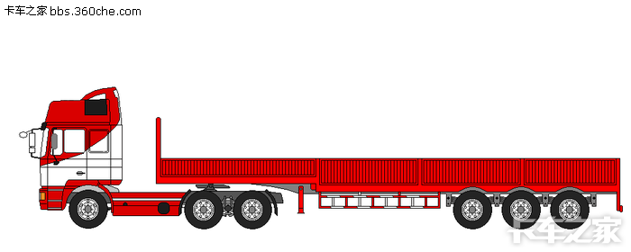 卡车绘画----中外各种重卡拖头与挂车(陆续更新)