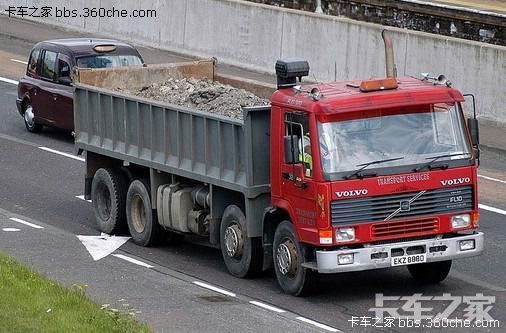 一部经典老车 howo原版沃尔沃fl12 全车图解 看像不