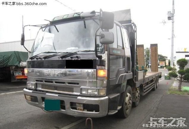 日本老五十铃cxz工程车.