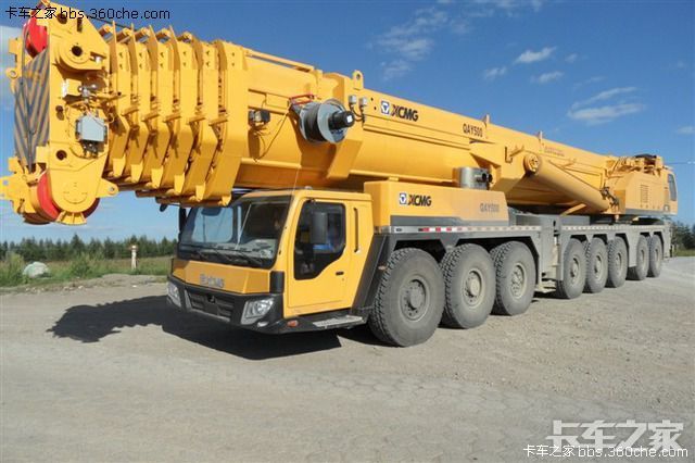 北京首台徐工qay500吨吊车高清无码