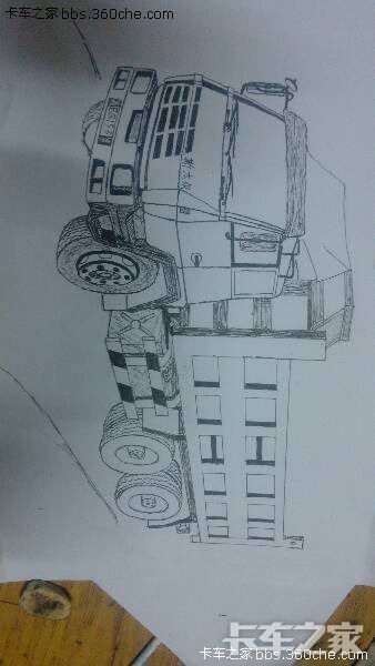 斯太尔 东风天龙 东风紫罗兰 金典手绘 _ 卡车之家论坛