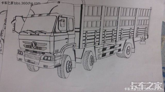 90后小涛手绘我的卡车人生连载篇