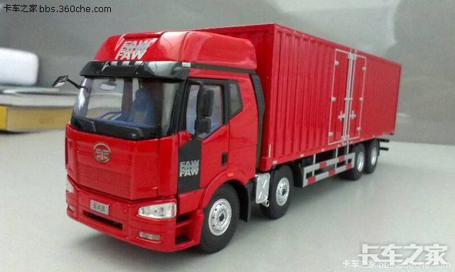 解放j6前四后八,厢式货车模型. _ 卡车之家论坛