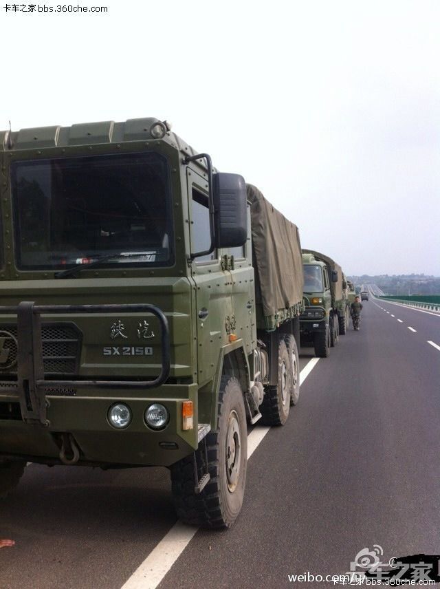 陕汽新款2150军车图片转自网络