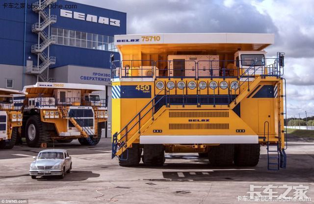 belaz别拉斯450吨矿用自卸车震撼来袭