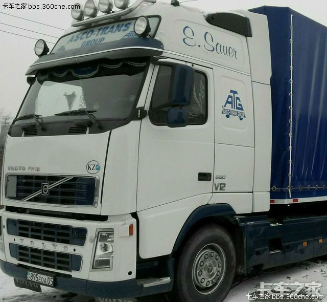 [新车作业]哈萨克斯坦—volvo fh12 伊宁记