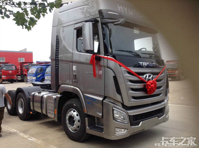 四川现代创虎重卡郑州啸傲上市,欢迎试乘试驾! _ 卡车之家论坛