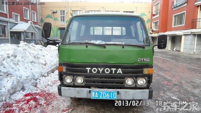 美好的回忆--报废的丰田黛娜200客货车