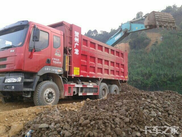 卡车之家首发霸龙国四350泥头车