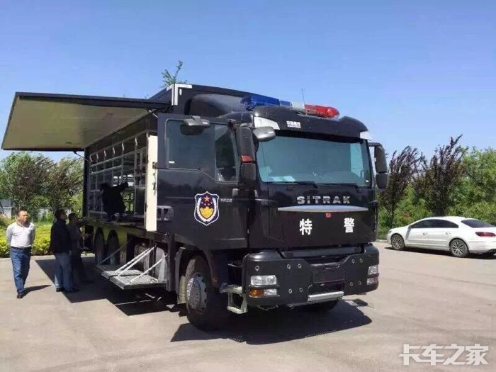 重汽汕德卡首台特警车交付 _ 卡车之家论坛