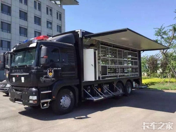 重汽汕德卡首台特警车交付 _ 卡车之家论坛
