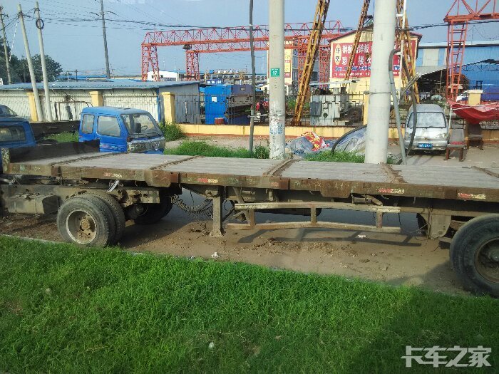 牛逼的三轮半挂车