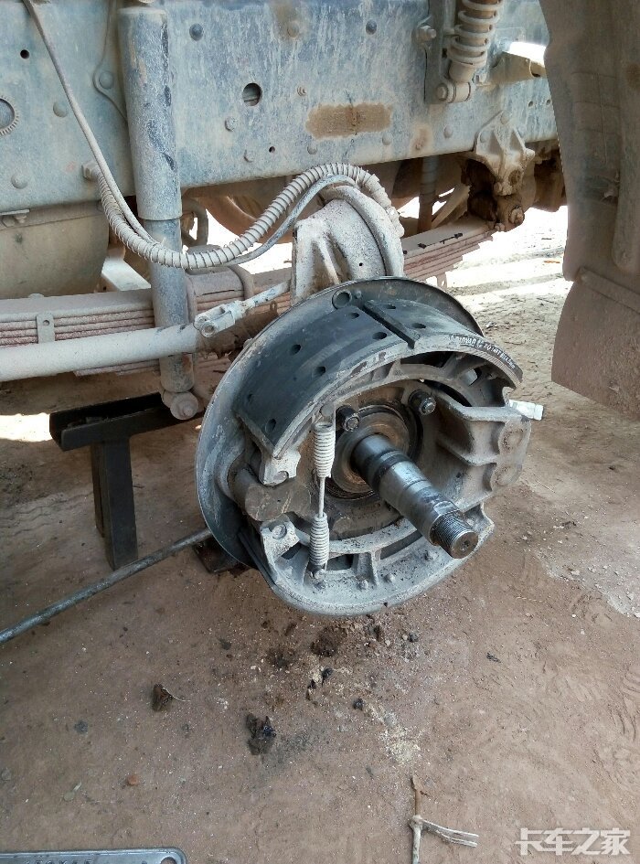 乘龙609自卸车前刹车问题 _ 卡车之家论坛