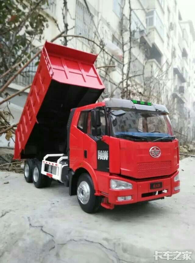 解放j6自卸车模型