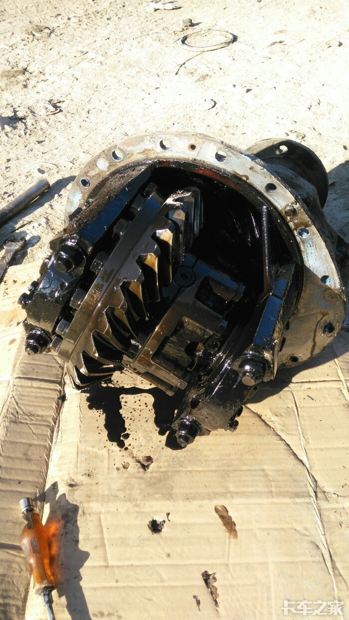 欧曼五340差速锁没关 _ 卡车之家论坛