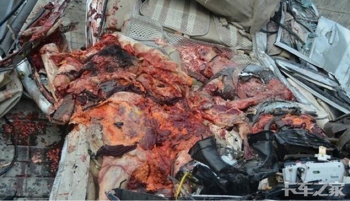 压的血肉模糊面目全非惨