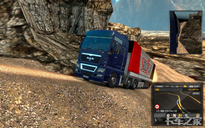 欧卡2国产mod山路