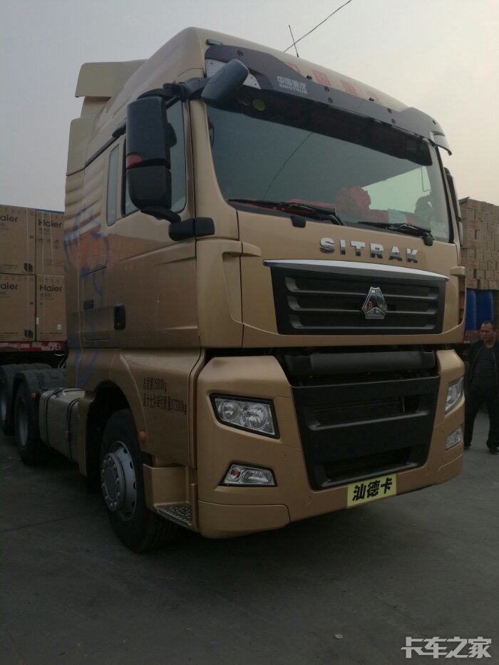 540马力汕德卡土豪金今天提车了