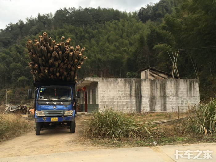 鐵武林四驅農用車拉毛竹