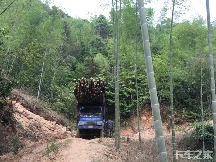 鐵武林四驅農用車拉毛竹