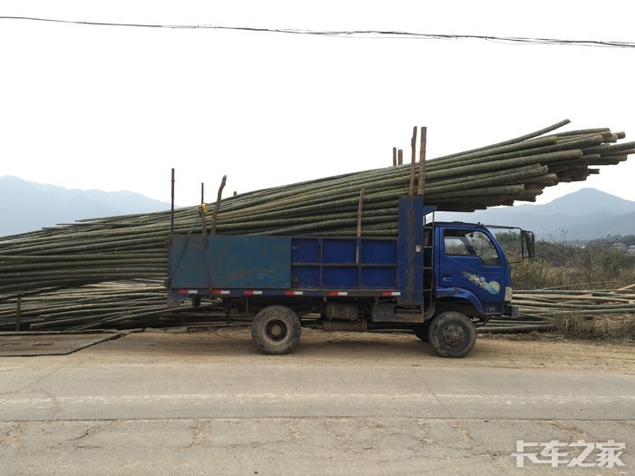 铁武林四驱农用车拉毛竹