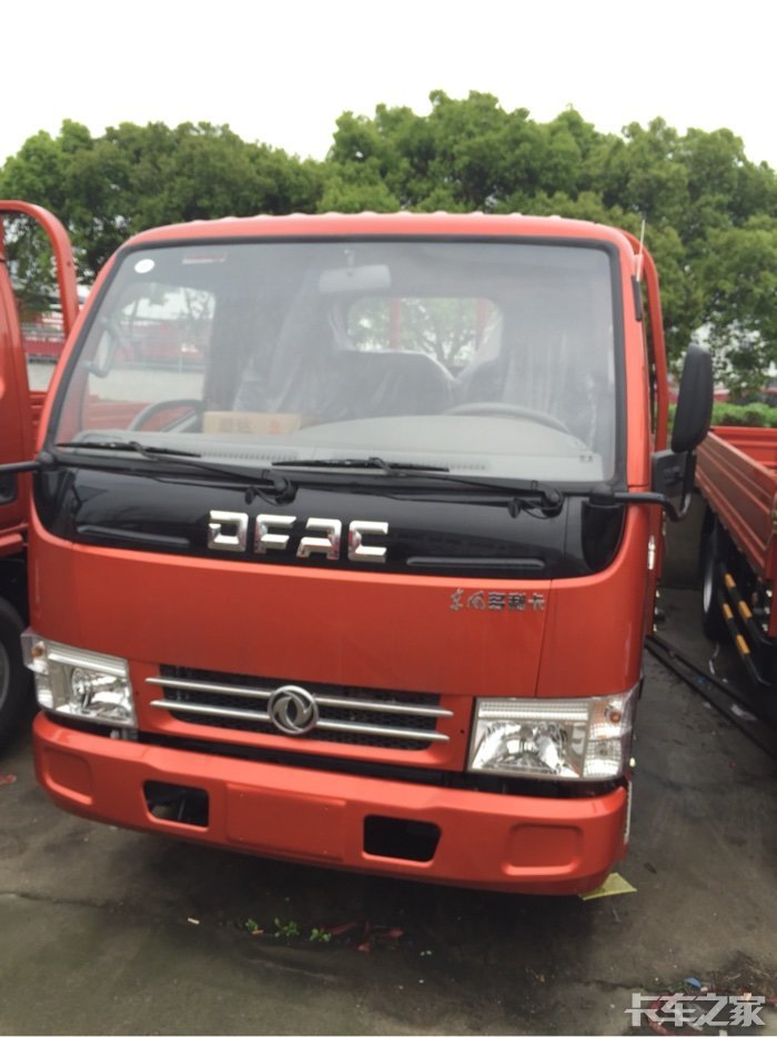 今天购买东风多利卡玛瑙红3.8米栏板车厢单排 _ 卡车之家论坛