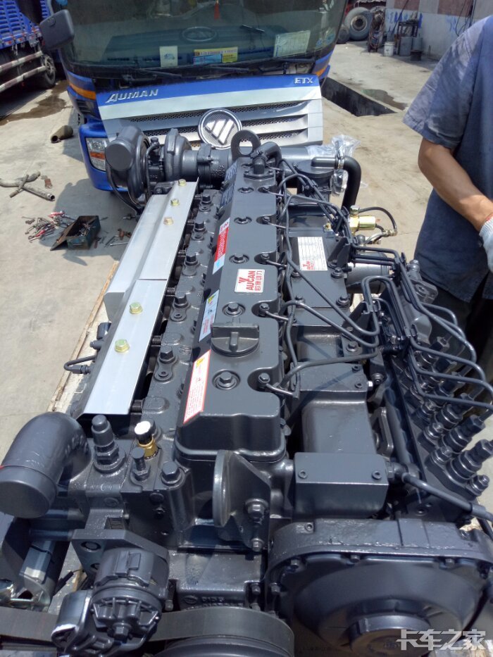 欧曼240换发动机
