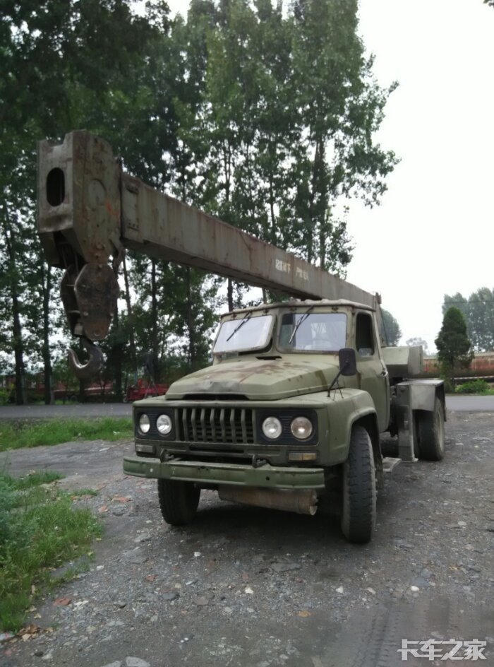 原创拍老车之永远的经典东风eq1401汽车起重机