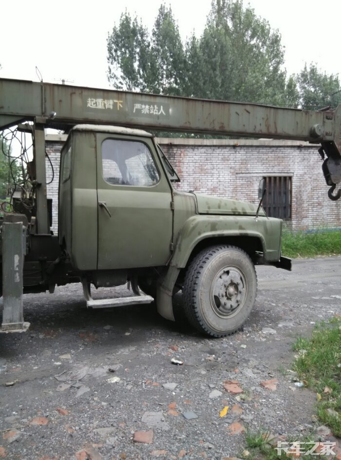 原创拍老车之～永远的经典东风eq140-1汽车起重机