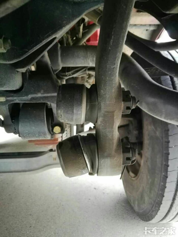 陕汽新m3000 245马力载货车前方向轮球头. _ 卡车之家论坛