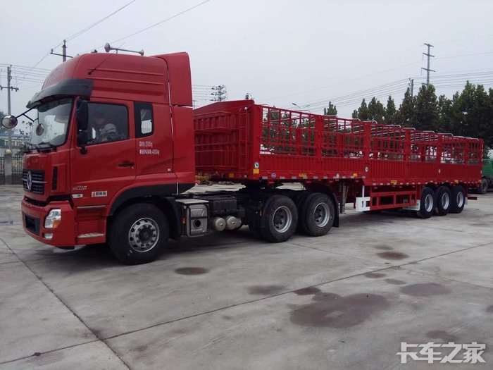 东风天龙,雷诺420.速比3.64,14档.天俊挂车13x2.5(2.4)x1.