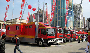 2011年上海消防保安展-室外展馆篇