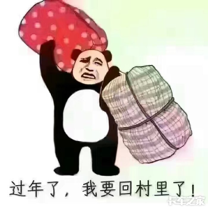 放假回家过年啦