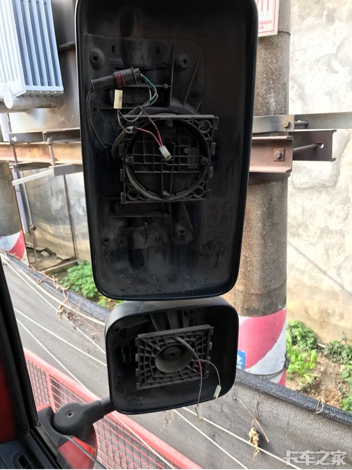 解放j6反光镜拆解教程