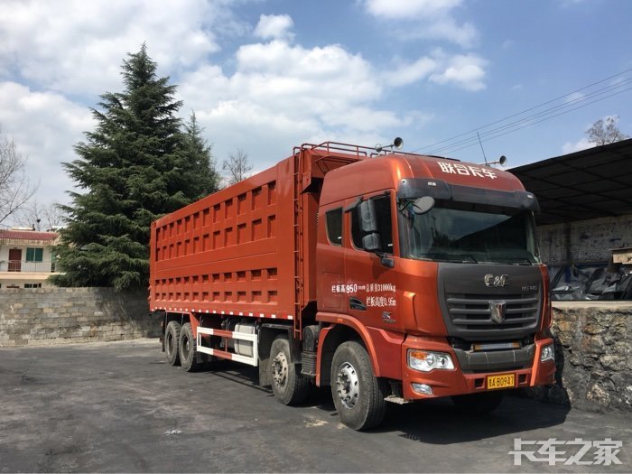 联合重卡前四后八自卸车