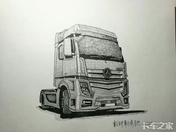喜爱画卡车的各位进来玩玩呗