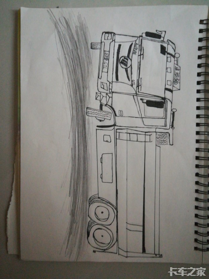 卡车画出来的美