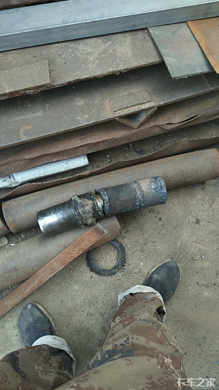 自卸车换大箱后通轴