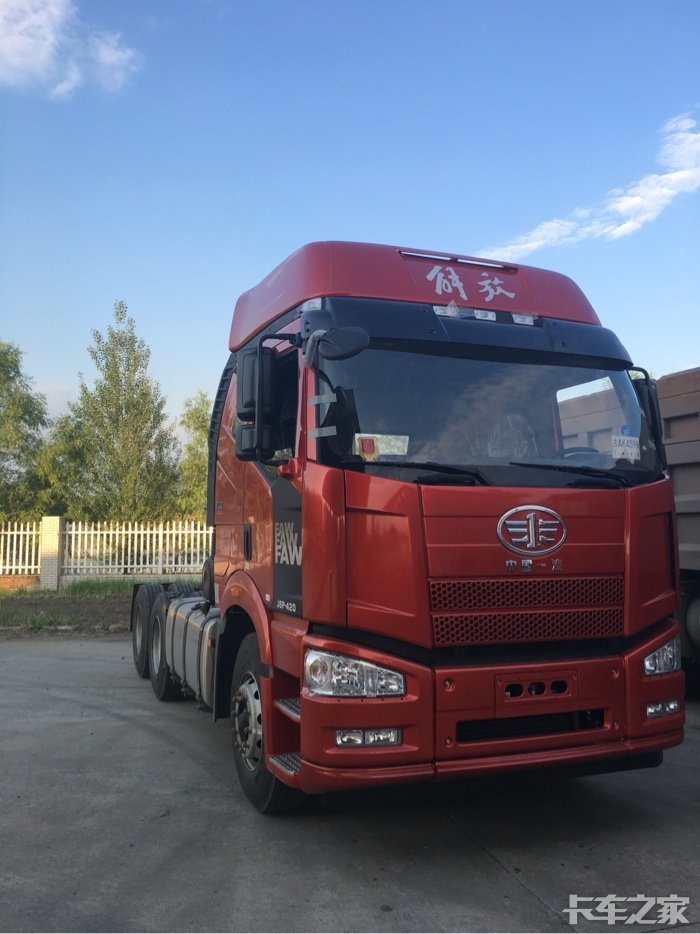 解放j6p420寒区版提车